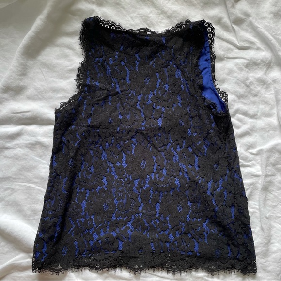 Joie Andelle Lace Sleeveless Tank Top - Picture 4 of 6